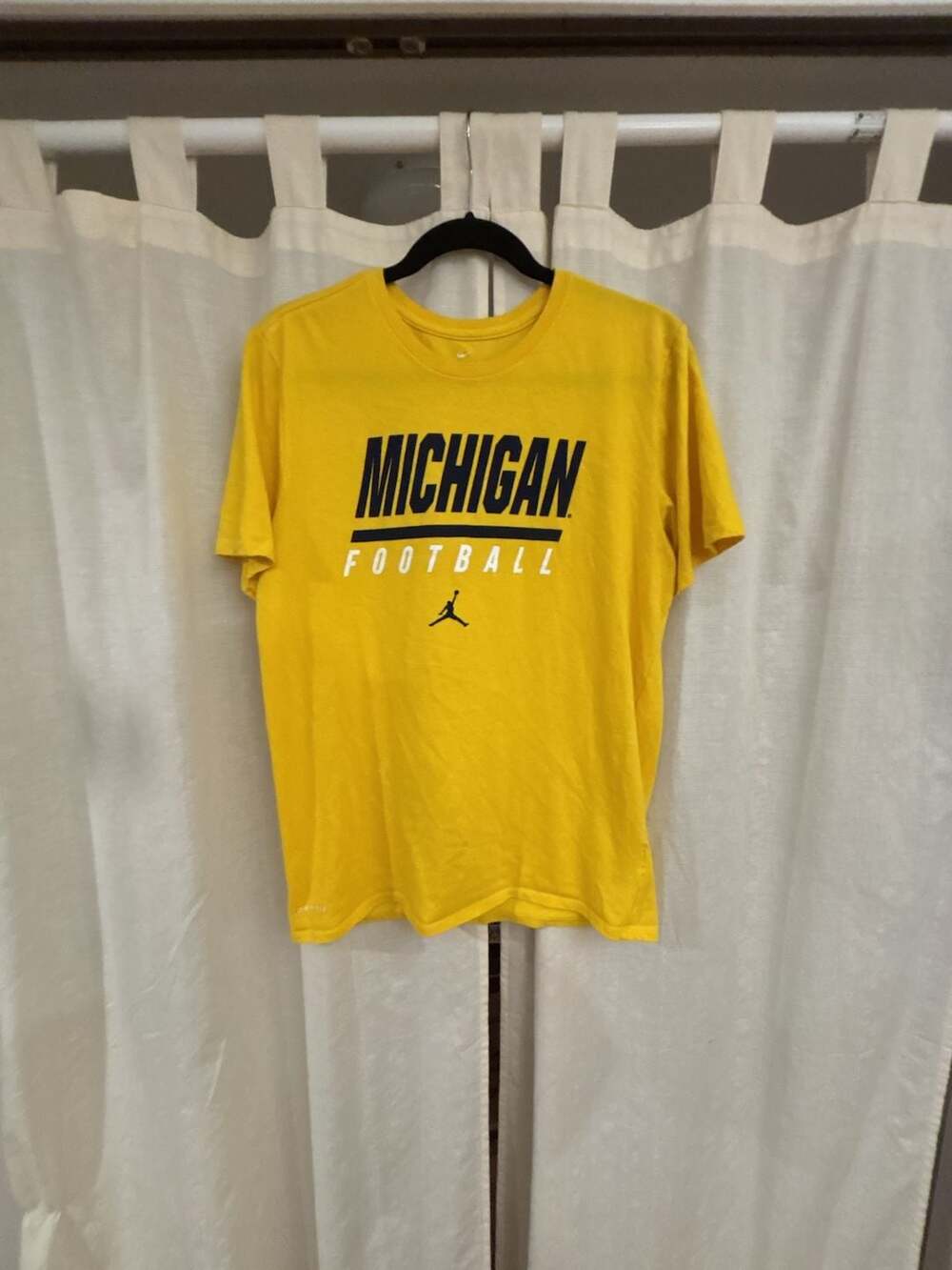Nike Jordan Michigan Football Dri-Fit T-Shirt Size Large